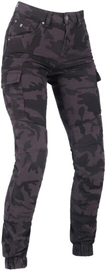 Richa Apache Camo Damer Motorsykkel Jeans 28 Svart