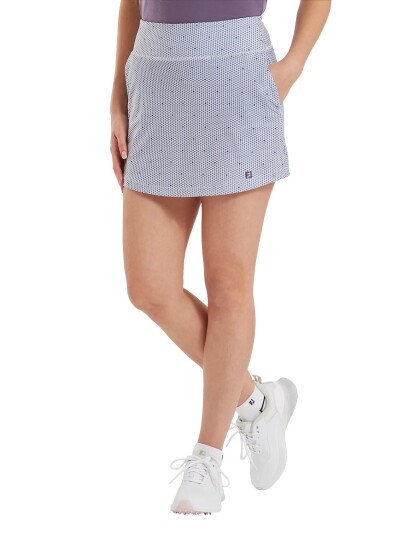 FootJoy Curve Geo Dot Aerial Skort 43 Cm 17" Multi/patterned XL