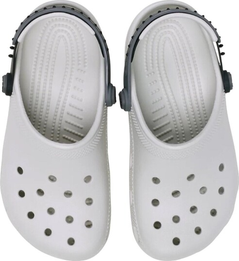Crocs Sandaler Glow SnapBack Strap Glow Grey Crocs 32/33 Sandals Grå Hvit 32 33