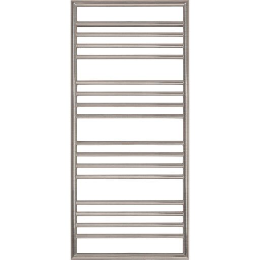 Kriss Venus håndkletørker, 117x50 cm, børstet stål Kriss Venus håndkletørker, 117x50 cm, børstet stål