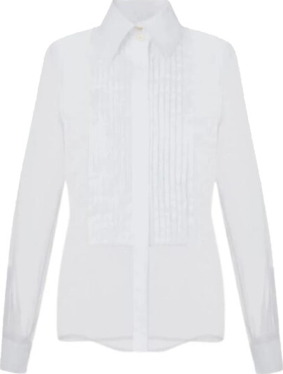 Elisabetta Franchi Dame Bluser & Skjorter Hvit S, Elisabetta Franchi Dame Bluser & Skjorter Hvit S,