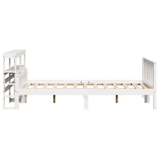 Sengeramme uten madrass hvit 160x200 cm heltre furu 3305909