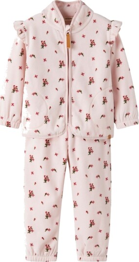 Lil' Atelier Fleece Sett Spektra Hushed Violet Flowers Lil' Atelier Fleece Sett Spektra Hushed Violet Flowers