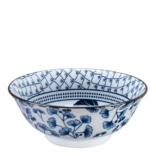 Tokyo Design Studio  Flora Japonica ramen skål 100 cl ivy