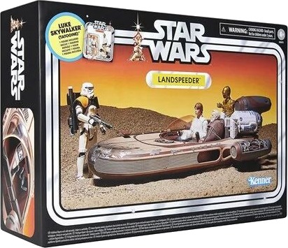Star Wars Playset Vintage 3.75" Landspeeder & Luke Skywalker