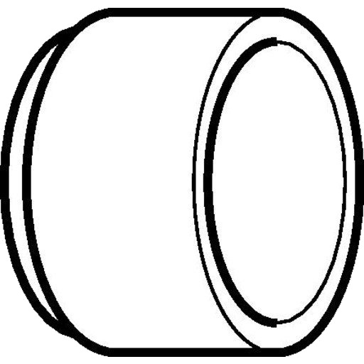 40 Mm Tilslutningsmuffe Sort Peh Geberit