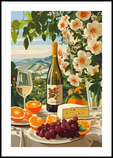 Sangria & Citrus Garden Dream Plakat Plakat / 70x100cm