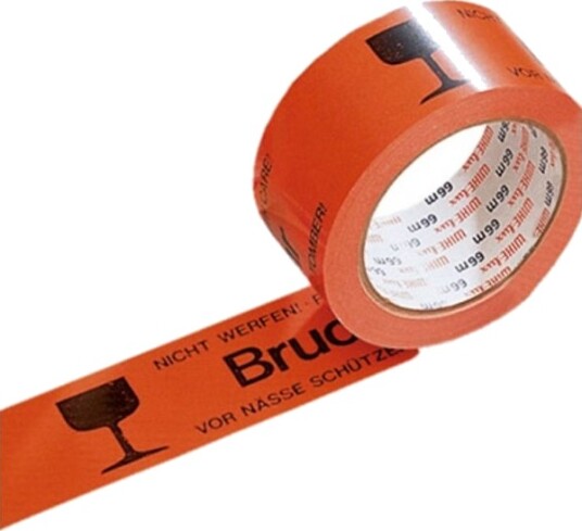 Head Signaltape Med Tekst: Bruchgefahr L X B 60 M X 50 Mm Pp 66 M