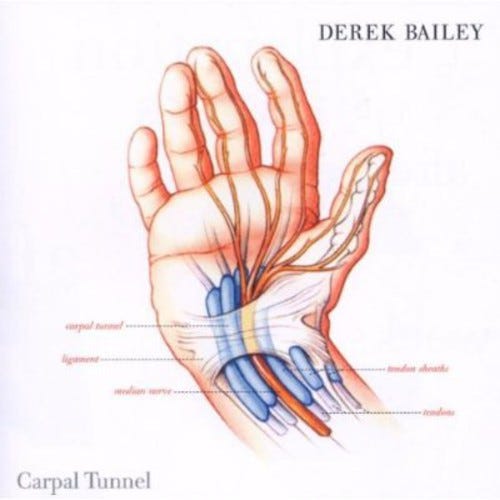 Derek Bailey  Carpal Tunnel Syndrome  CD
