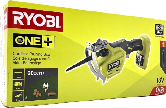Ryobi RY18PSA-0 ONE+ trådløs beskjæringssag uten batteri - 80 mm (18V) Ryobi RY18PSA-0 ONE+ trådløs beskjæringssag uten batteri - 80 mm (18V)