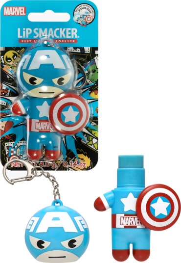 Lip Smacker Captain America Leppepomade Blåbær Lip Smacker Captain America Leppepomade Blåbær