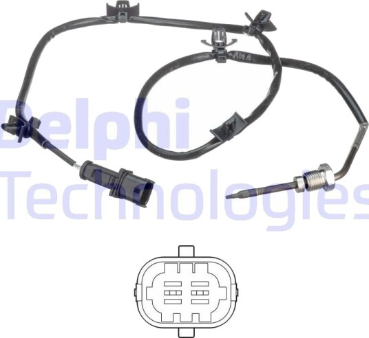 DELPHI TS30216 Sensor, eksostemperatur DELPHI TS30216 Sensor, eksostemperatur