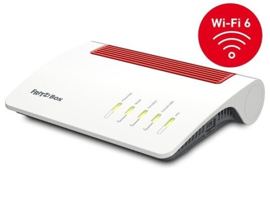 AVM FRITZ!Box 7590 AX Wi-Fi 6 Ruter med Gigabit Ethernet