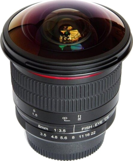 Meike MK 8mm f/3.5 Fisheye-objektiv for Nikon Meike MK 8mm f/3.5 Fisheye-objektiv for Nikon