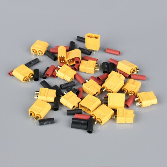 Radient 010031 XT60 PAIRS WITH CAP END 10PCS