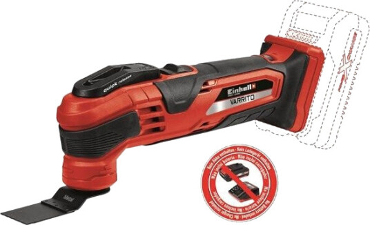 Einhell VARRITO 18V Batteridrevet Multisliper og Fugeskjærer Einhell VARRITO 18V Batteridrevet Multisliper og Fugeskjærer
