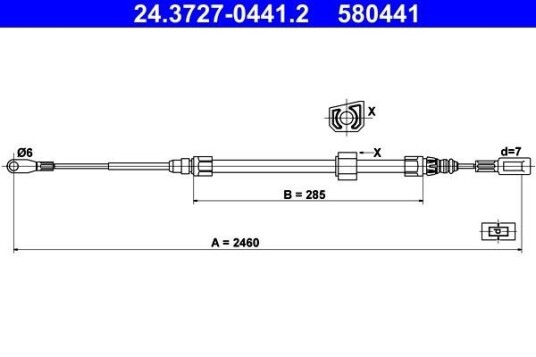 Bremsewire ATE 24.3727 0441.2