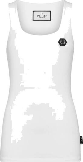 Philipp Plein Dame Topper Hvit L, Philipp Plein Dame Topper Hvit L,