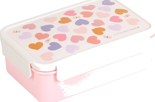 A Little Lovely Company Bento Matboks, Hearts