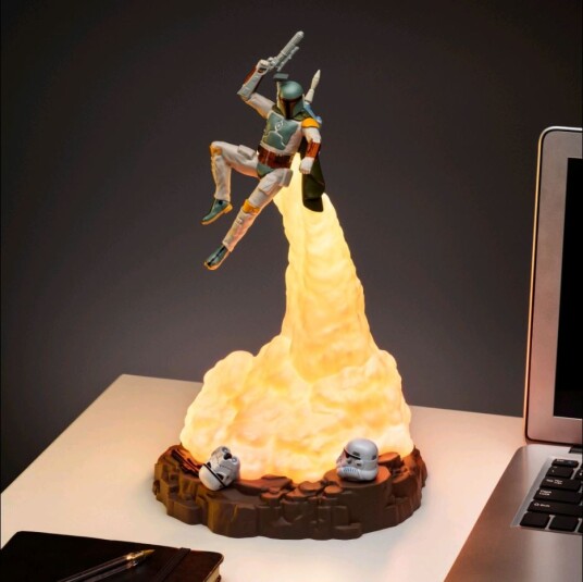 Star Wars Boba Fett-lampe