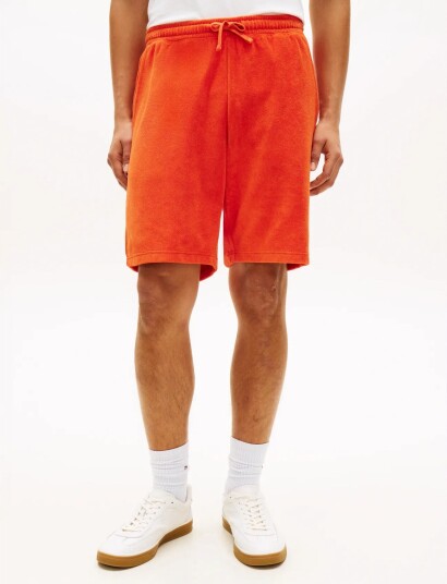 Tommy Hilfiger Towelling Sweatshorts Orange XL