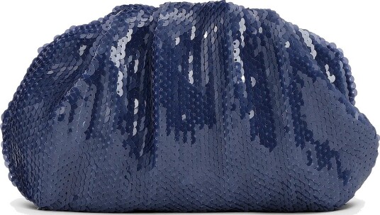 SUI AVA Sequin Clutch Bag DENIM BLUE One Size