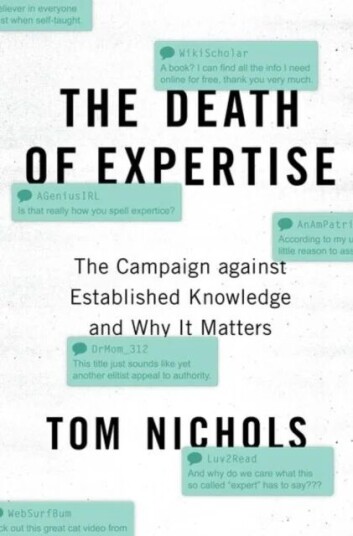The Death Of Expertise Av Tom (Professor Of National Security Affai Nichols