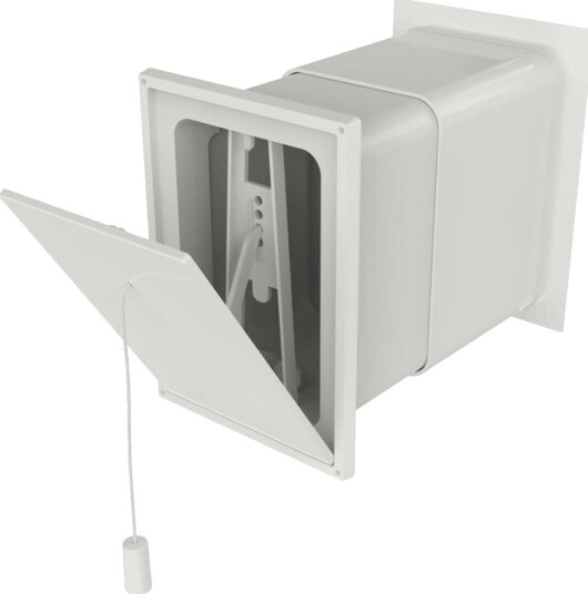 Flexit VEGGVENTIL MED TELESKOPKANAL 12-21CM 4X6 - 49018