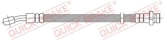 Bremseslange QUICK BRAKE 50.081 Bremseslange QUICK BRAKE 50.081