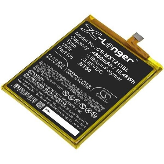 Motorola XT2139-2 batteri (4800 mAh 3.85 V, Sort) Motorola XT2139-2 batteri (4800 mAh 3.85 V, Sort)