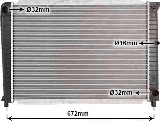 VAN WEZEL 59002088 Radiator motorkjøling VAN WEZEL 59002088 Radiator motorkjøling