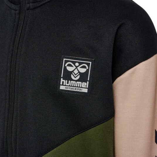 Hummel Wulbato Ull/Viscose Zip Jacket Olive Night (86 / 1,5 år)