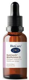 Biocare D Vitamin BioMulsion® Nutrisorb15ml