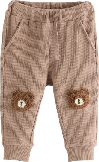 Lindex Waffled Joggers Brown 68
