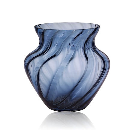 Dahlia Vase Blue smoke