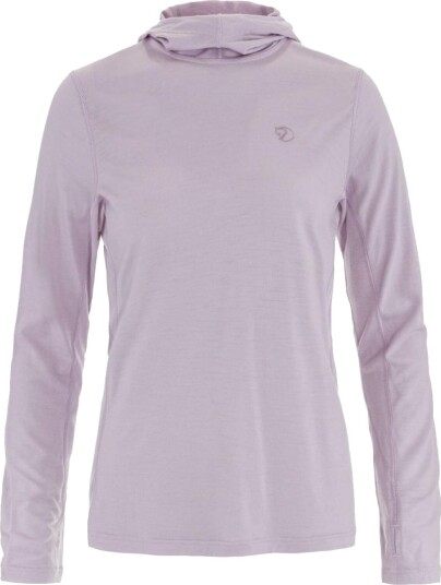 Fjellreven Women"s Abisko Wool Hoodie Lavender Mist L