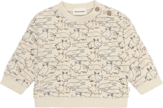 Minymo Sweatshirt Ls Aop Cream 50