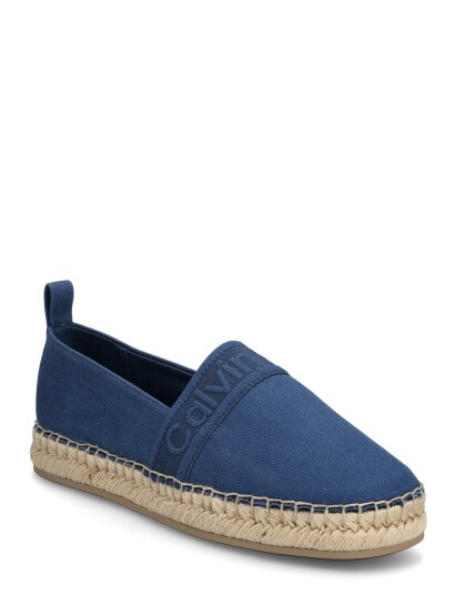 Calvin Klein Oblique Espadrille Webbing Navy 40