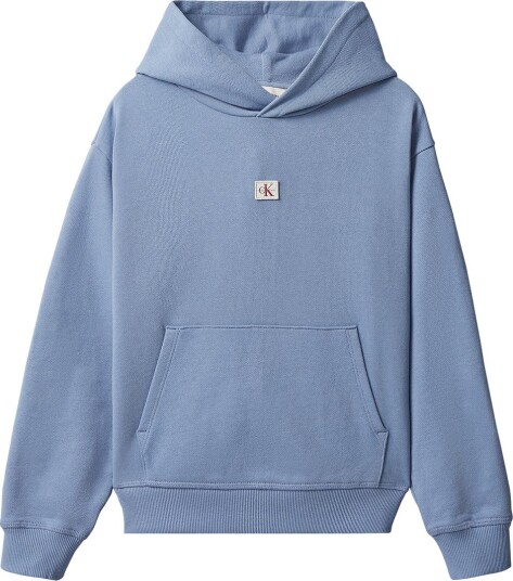 Calvin Klein Hettegenser - Monolog - Koloni Blue - Calvin Klein - 10 år (140) - Hettegenser Blå Lyseblå