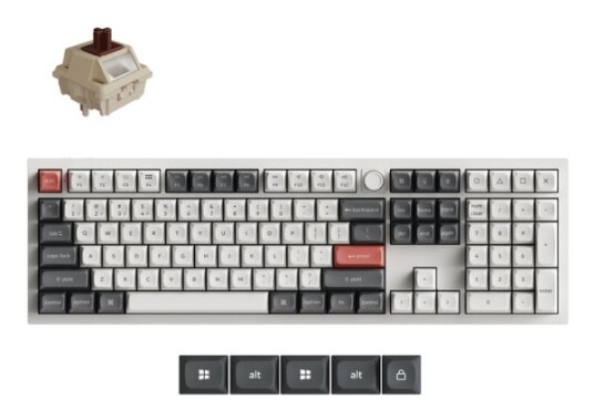 Keychron Q6 Ultra Q6U P3 Hvit Keychron Q6 Ultra Q6U P3 Hvit
