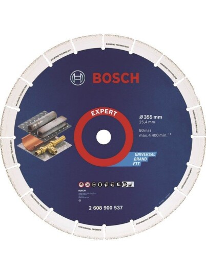 Bosch Diamantskjæreplate 355 mm for Metall, Rustfritt Stål og Kobber