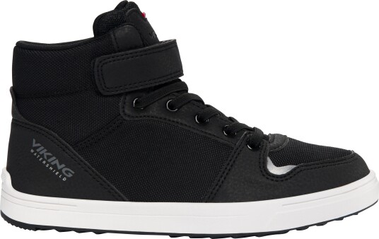 Viking Footwear Junior"s Leon Mid Waterproof 1v Black/eggshell 35 Viking Footwear Junior"s Leon Mid Waterproof 1v Black/eggshell 35