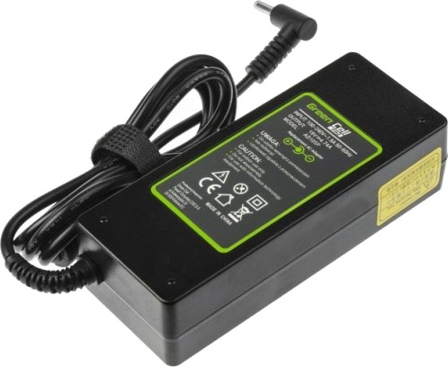 Grønn cellelader til Asus Pro, 19V 4,74A 90W - Svart
