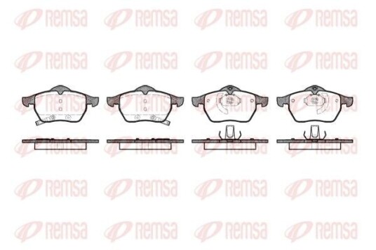 Bremseklosser REMSA 0390.32 Bremseklosser REMSA 0390.32