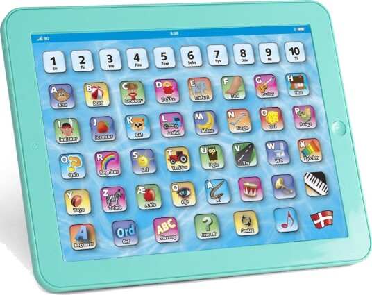 Vn Toys 3-2-6 Smart Barnetablet Trykk Og Lær Inkl Batterier 3+ År