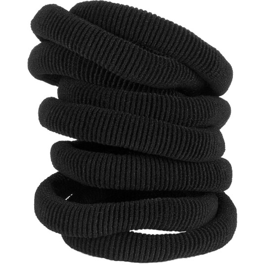 By Lyko Thick Hair Ties 8 pcs Black By Lyko Thick Hair Ties 8 pcs Black