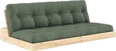 Karup Design Base Sovesofa Klarlakkert Furu/756 Olivengrønn