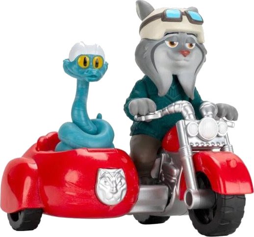 Disney Zootropolis 2 Motorsykkel Med Figurutskyting 10 Cm Pawbert Lynxley