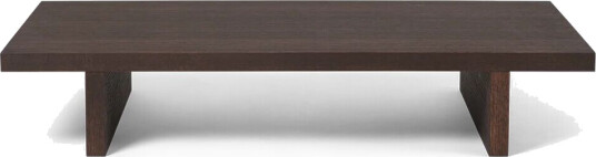 ferm LIVING Kona low table Sidebord Dark Stained oak veneer ferm LIVING Kona low table Sidebord Dark Stained oak veneer