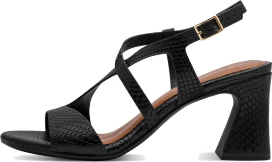 Tamaris Dame Sko Svart 38 EU,